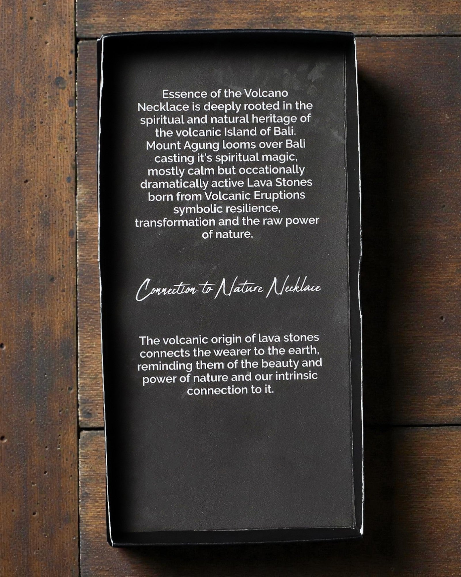 Náhrdelník Esencia sopky – Spojenie s prírodou