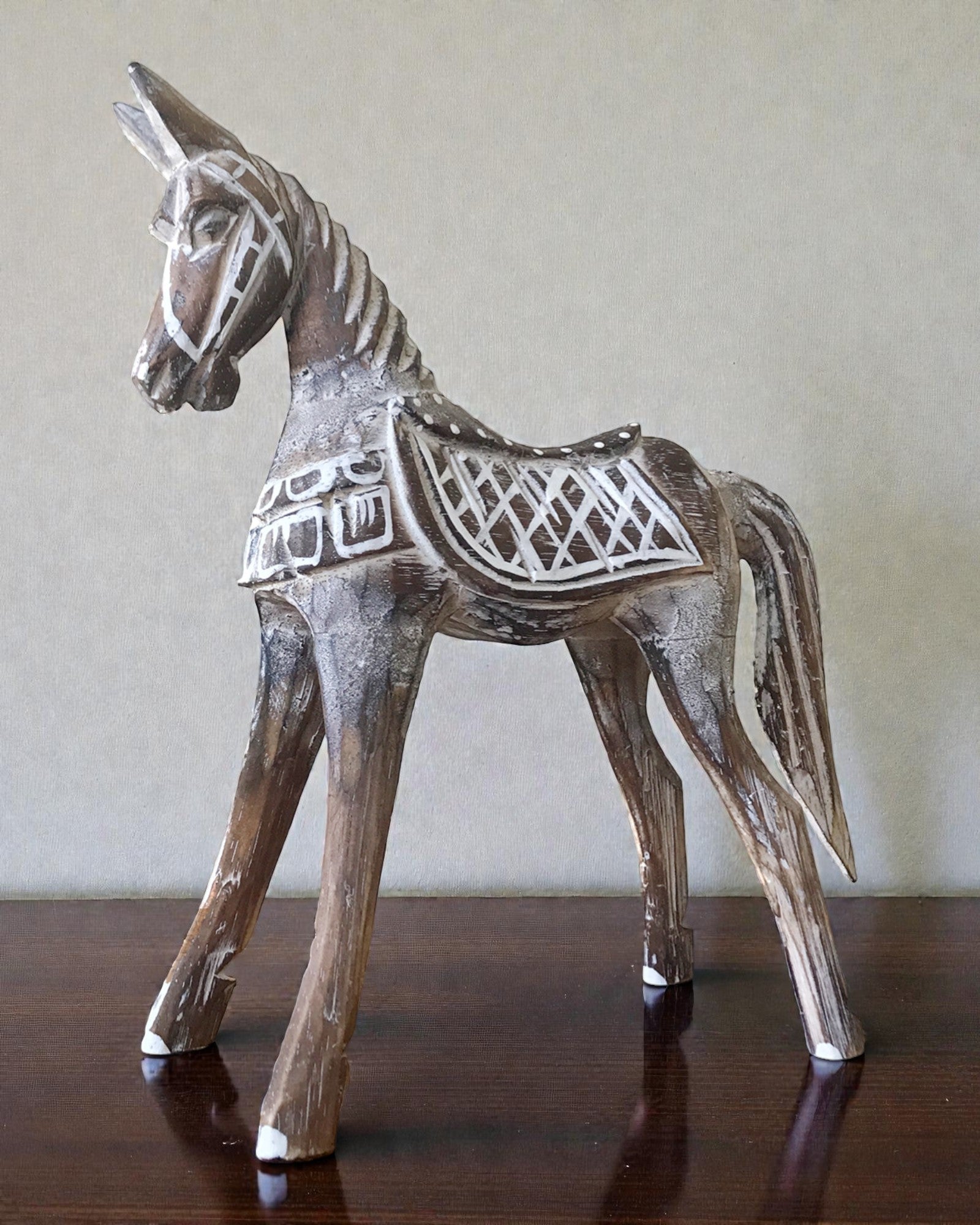 Stredný antický kôň 25 cm – klasická orientálna socha