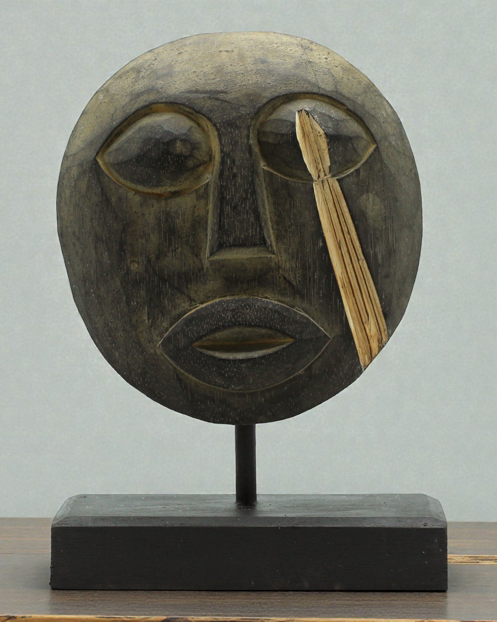 Timorská maska Strážca predkov 27x20 cm – Antická