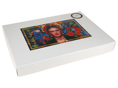 Súprava 6 lyžičiek pokovovaných 24K zlatom F. Kahlo s možnosťou personalizácie gravírovaním - elegantný príbor ako darček, 13 cm, CARMANI