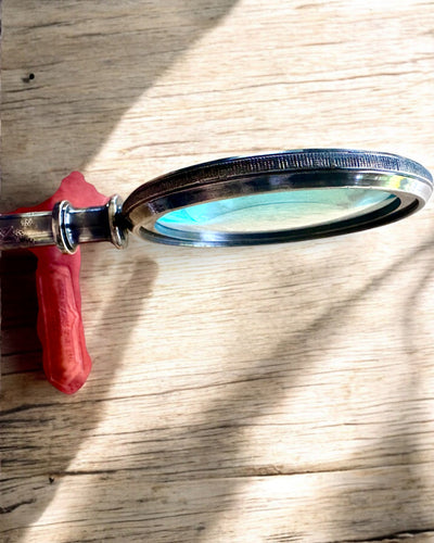 Lupa Mosiężna Navigator 1941 z Etui Skórzanym – Ręcznie Wykonana, Premium, możliwość personalizacji na prezent