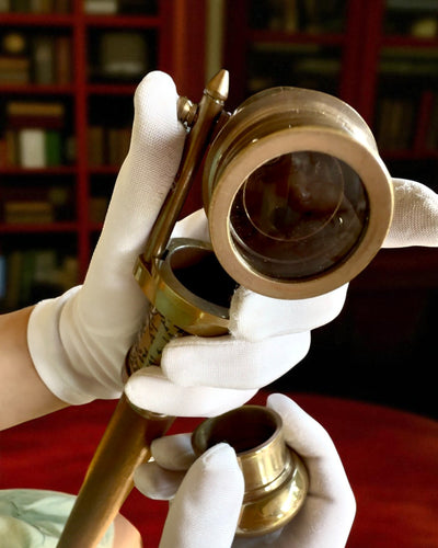 Laska Nawigator 2.0 z kompasem i ukrytą lunetą, możliwość personalizowania grawerem na prezent