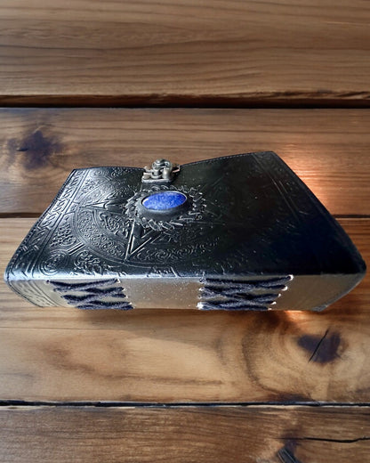 Prémiový Denník, Antický vzor, Kožený Zápisník "Magická Kronika" 200 strán, 2 varianty na výber, personalizácia gravírovaním