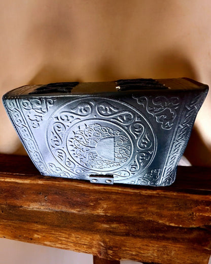 Prémiový Denník, Antický vzor, Kožený Zápisník "Magická Kronika" 200 strán, 2 varianty na výber, personalizácia gravírovaním
