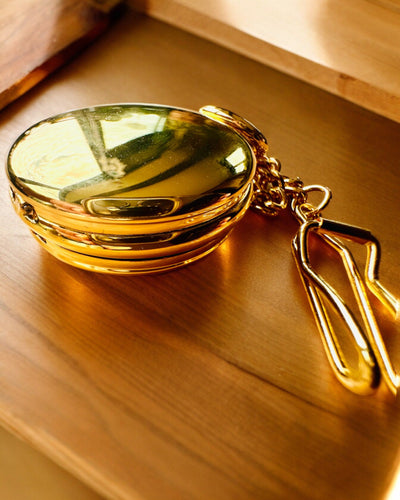 Vreckové hodinky Grand Elegance s dvojitým krytom, manuálne, zlatá farba, s gravírovaním na darček