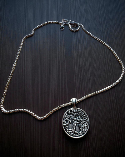 Amulet Drzewa Życia z Możliwością Grawerowania - naszyjnik "Witalność Natury", personalizacja