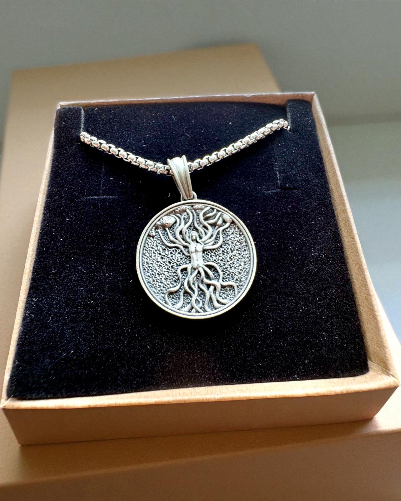 Amulet Stromu Života s Možnosťou Gravírovania - náhrdelník "Vitalita Prírody", personalizácia