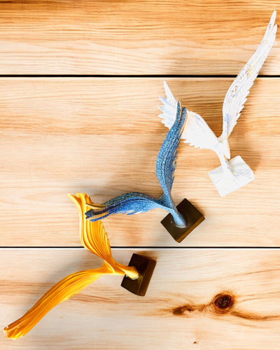 Elegantná Figúrka Anjelských Krídel 33 cm výška – "Krídlatí Strážcovia", možnosť personalizácie gravírovaním na darček, personalizácia, 3 farebné varianty