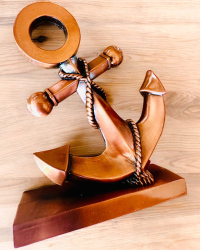 Dekoratívna kotva z hliníka - Elegantná dekorácia s možnosťou gravírovania - 3 farebné varianty