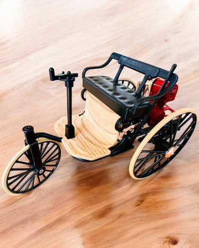 Retro Trojkolka Benz Patent-Motorwagen - Zberateľský model, personalizácia gravírovaním na darček