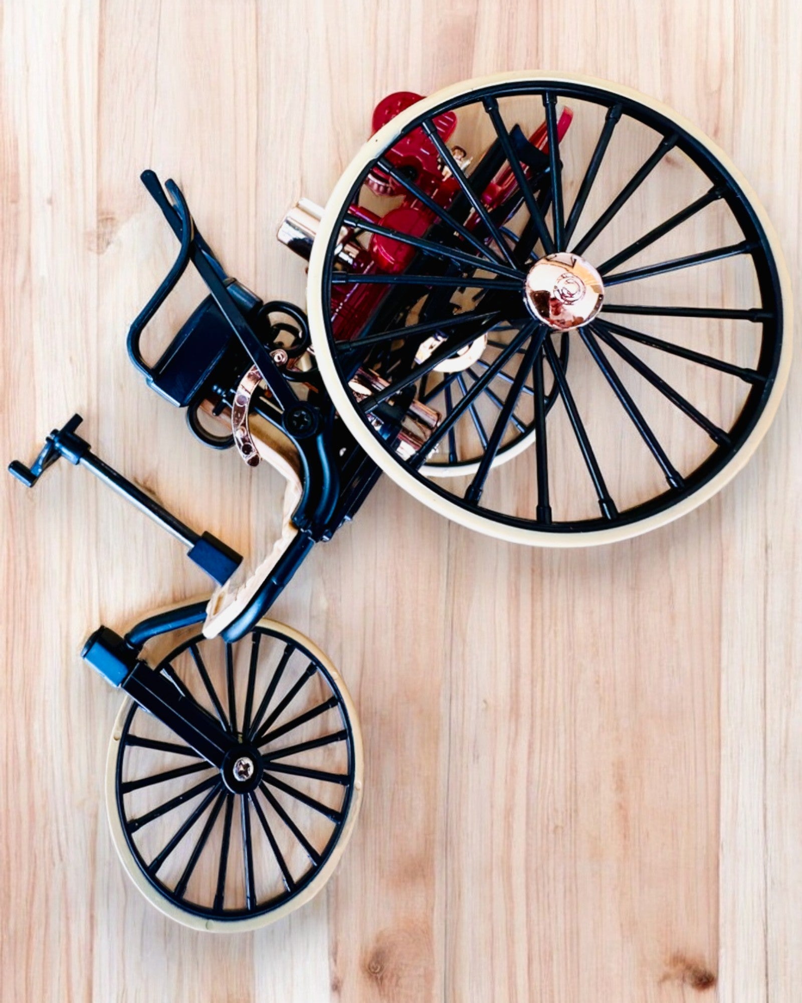 Retro Trojkolka Benz Patent-Motorwagen - Zberateľský model, personalizácia gravírovaním na darček