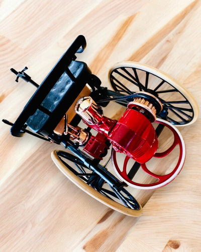 Retro Trojkolka Benz Patent-Motorwagen - Zberateľský model, personalizácia gravírovaním na darček