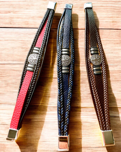 Náramok "Strom života" s možnosťou personalizácie na darček, 3 farebné varianty