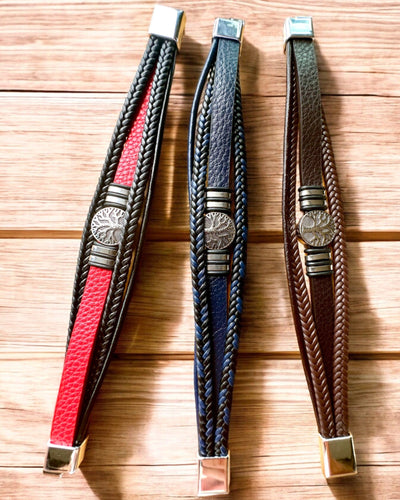 Náramok "Strom života" s možnosťou personalizácie na darček, 3 farebné varianty