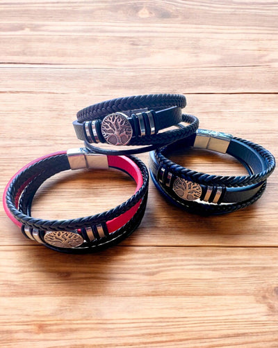 Náramok "Strom života" s možnosťou personalizácie na darček, 3 farebné varianty