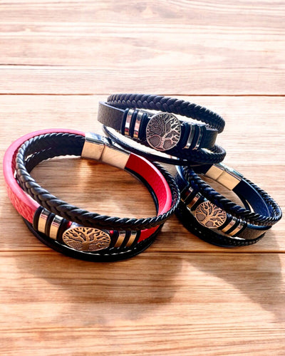 Náramok "Strom života" s možnosťou personalizácie na darček, 3 farebné varianty