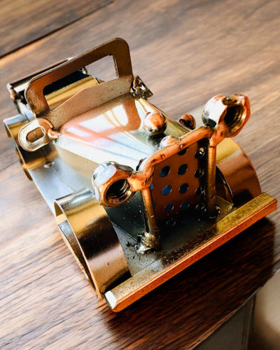 Retro Autko klasyczne, samochód, z Żelaza - Kolekcja "Vintage Drive", model samochodu, personalizacja grawerem na prezent