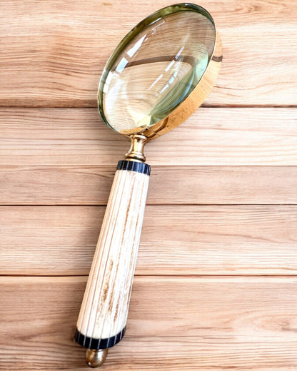 Veľká retro lupa, možnosť personalizácie na darček gravírovaním - varianty na výber