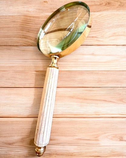 Veľká retro lupa, možnosť personalizácie na darček gravírovaním - varianty na výber