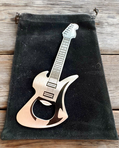 Otvárač na fľaše Gitara Rock'n'Open, 2 varianty, personalizácia gravírovaním na darček