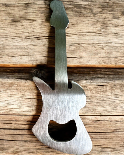 Otvárač na fľaše Gitara Rock'n'Open, 2 varianty, personalizácia gravírovaním na darček