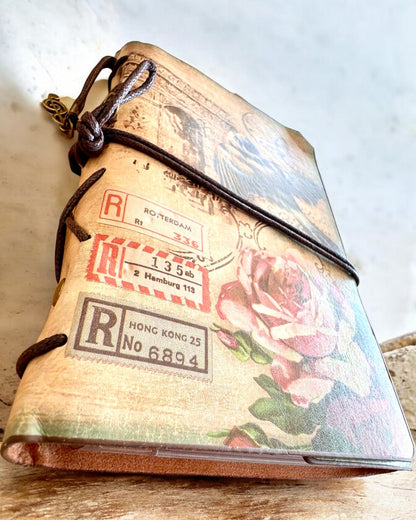 Vintage Memoire zápisník s personalizovaným gravírovaním - 3 vzory na výber, zápisník na darček