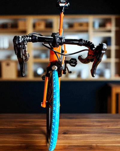 Miniatúrny model kovového bicykla zberateľský "Speed Rider 1.2" – personalizácia gravírovaním na darček, 2 farebné varianty