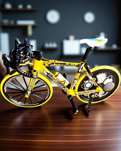 Miniatúrny model kovového bicykla zberateľský "Speed Rider 1.2" – personalizácia gravírovaním na darček, 2 farebné varianty