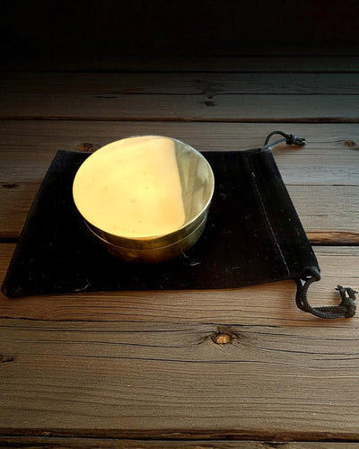 Slnečný kompas Voyager 7cm – mosadzný slnečný hodinový stroj s kompasom, personalizácia gravírovaním na darček