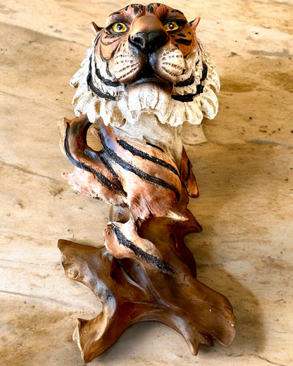 Statuetka "Tygrys Kráľ Džungle" s Možnosťou Gravírovania, figúrka 29 cm výšky, dekorácia na darček
