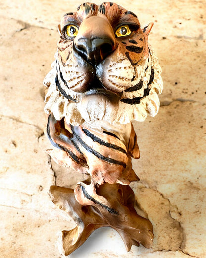 Statuetka "Tygrys Kráľ Džungle" s Možnosťou Gravírovania, figúrka 29 cm výšky, dekorácia na darček