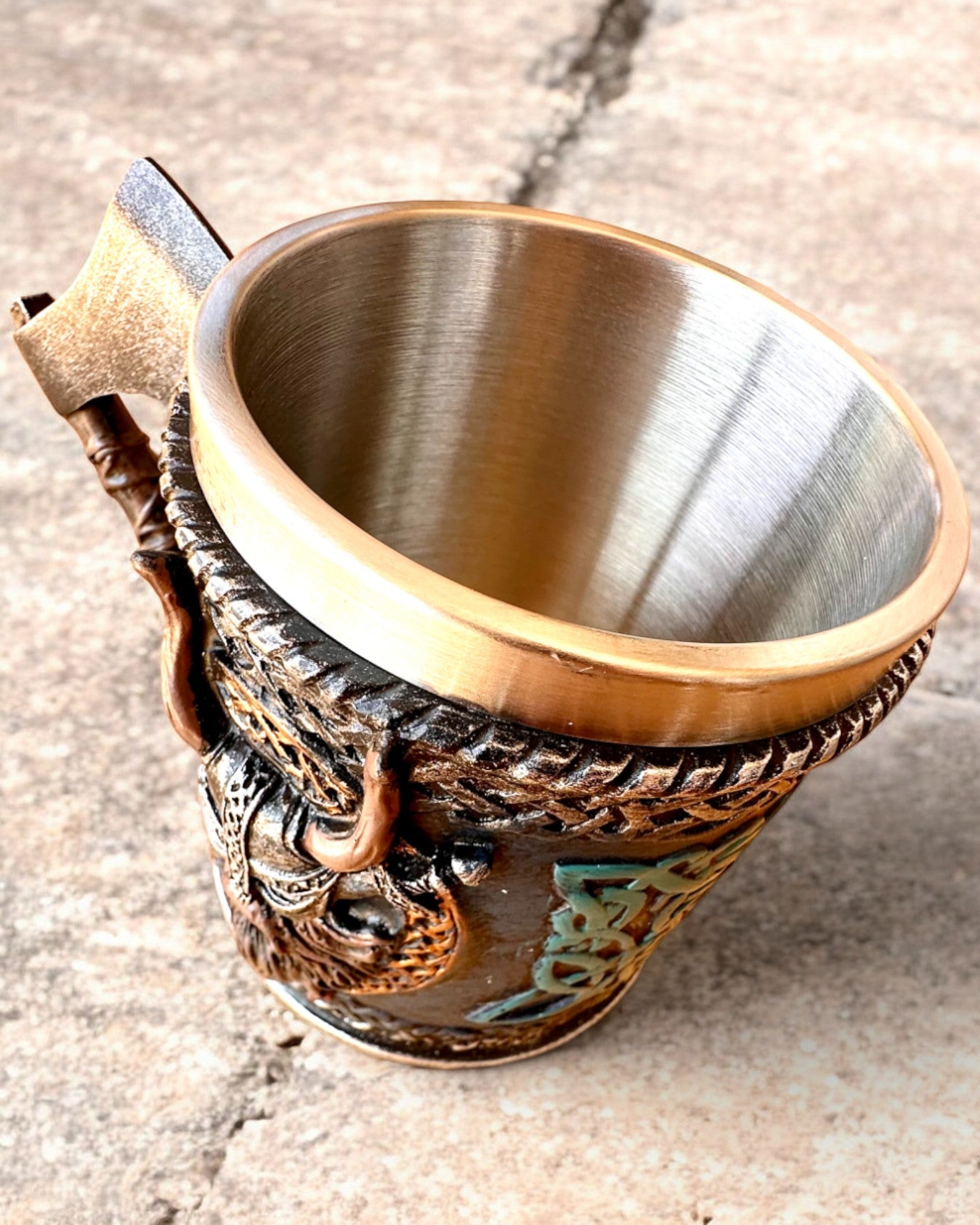 Pohár Vikinga Ragnar's Horn - s možnosťou gravírovania na darček, 250 ml