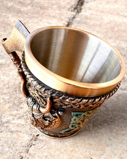 Pohár Vikinga Ragnar's Horn - s možnosťou gravírovania na darček, 250 ml