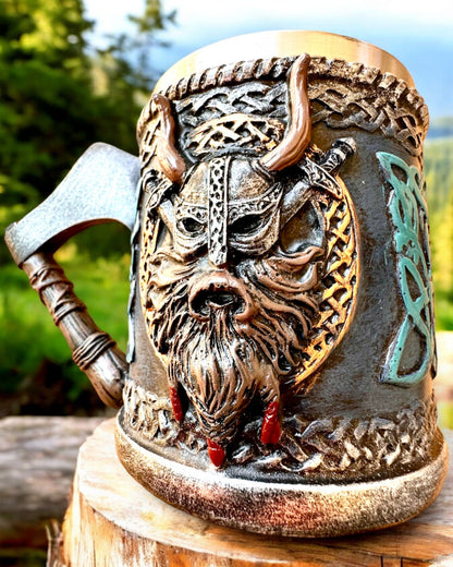 Pohár Vikinga Ragnar's Horn - s možnosťou gravírovania na darček, 250 ml
