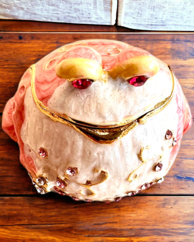 Elegantná dekoratívna škatuľka "Žabi Poklad" na darček s personalizáciou, s možnosťou gravírovania