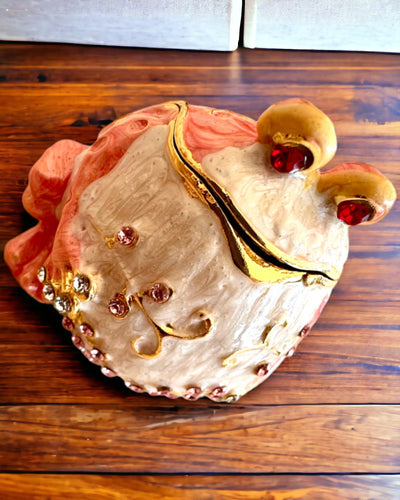 Elegantná dekoratívna škatuľka "Žabi Poklad" na darček s personalizáciou, s možnosťou gravírovania