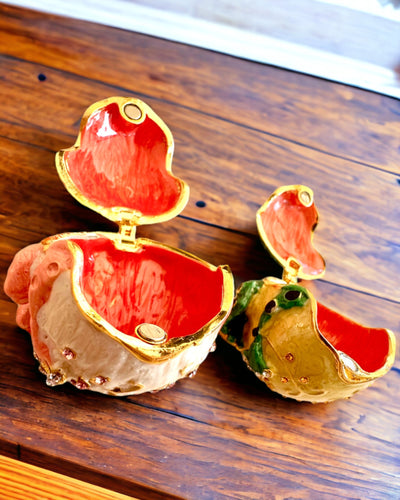 Elegantná dekoratívna škatuľka "Žabi Poklad" na darček s personalizáciou, s možnosťou gravírovania