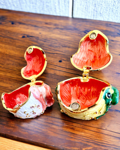 Elegantná dekoratívna škatuľka "Žabi Poklad" na darček s personalizáciou, s možnosťou gravírovania