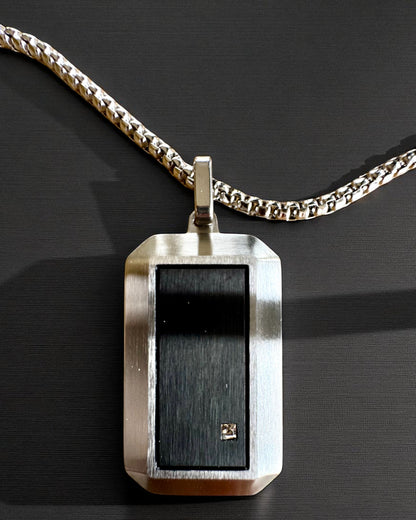 Pánsky náhrdelník Dog Tag „SteelVision“ – nehrdzavejúca oceľ, 15 variantov, personalizácia gravírovaním