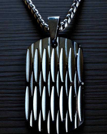 Pánsky náhrdelník Dog Tag „SteelVision“ – nehrdzavejúca oceľ, 15 variantov, personalizácia gravírovaním