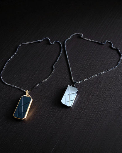 Pánsky náhrdelník Dog Tag „SteelVision“ – nehrdzavejúca oceľ, 15 variantov, personalizácia gravírovaním