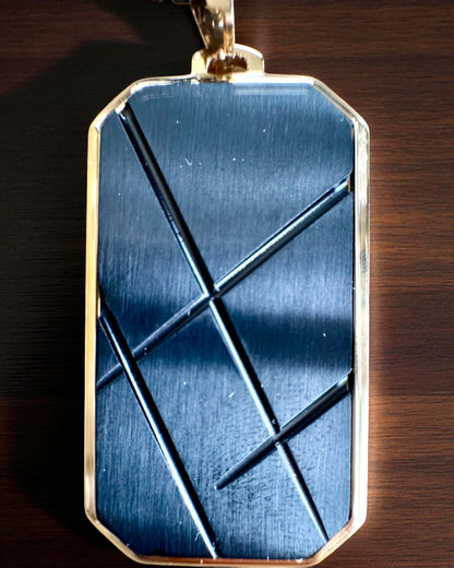 Pánsky náhrdelník Dog Tag „SteelVision“ – nehrdzavejúca oceľ, 15 variantov, personalizácia gravírovaním