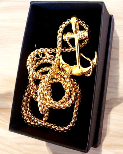 Kotva Determinácie, Morský Amulet, náhrdelník, možnosť personalizácie gravírovaním na darček, 3 varianty na výber