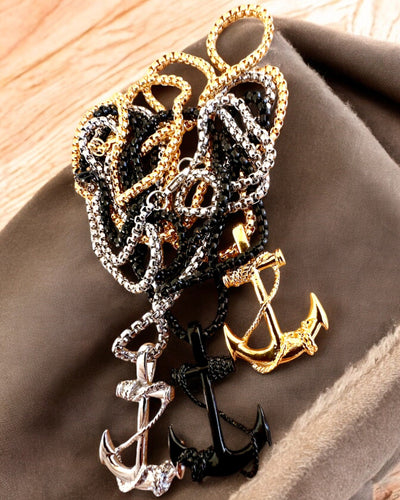 Kotva Determinácie, Morský Amulet, náhrdelník, možnosť personalizácie gravírovaním na darček, 3 varianty na výber