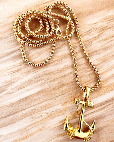 Kotva Determinácie, Morský Amulet, náhrdelník, možnosť personalizácie gravírovaním na darček, 3 varianty na výber