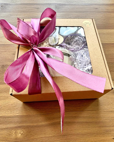 Intenčná sójová sviečka Ametyst – pokoj, harmónia a očistenie, 250 ml, možnosť personalizácie ako darček