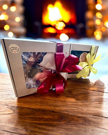 Świeca sojowa intencyjna  250 ml z naturalnym kamieniem – wybierz swoją energię: Cytryn lub Granat, personalizacja grawerem na prezent