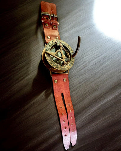 Slnečné hodinky "Antický kompas", náramkové hodinky s kompasom, možnosť personalizácie gravírovaním