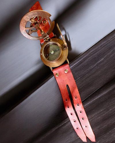 Slnečné hodinky "Antický kompas", náramkové hodinky s kompasom, možnosť personalizácie gravírovaním