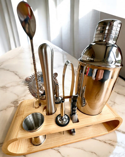 Barmanská súprava "MixMaster Pro", možnosť personalizácie gravírovaním na darček